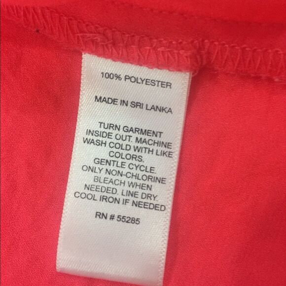 Express Bright Pink 3/4 Sleeve Loose Pullover Blouse Top Size Small - Picture 7 of 8